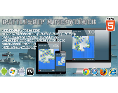 Battleship Minesweeper (Minesweeper clone)