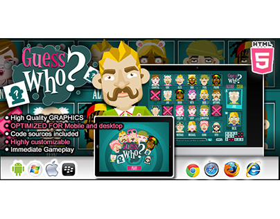 HTML5 game Guess Who Code This Lab srl