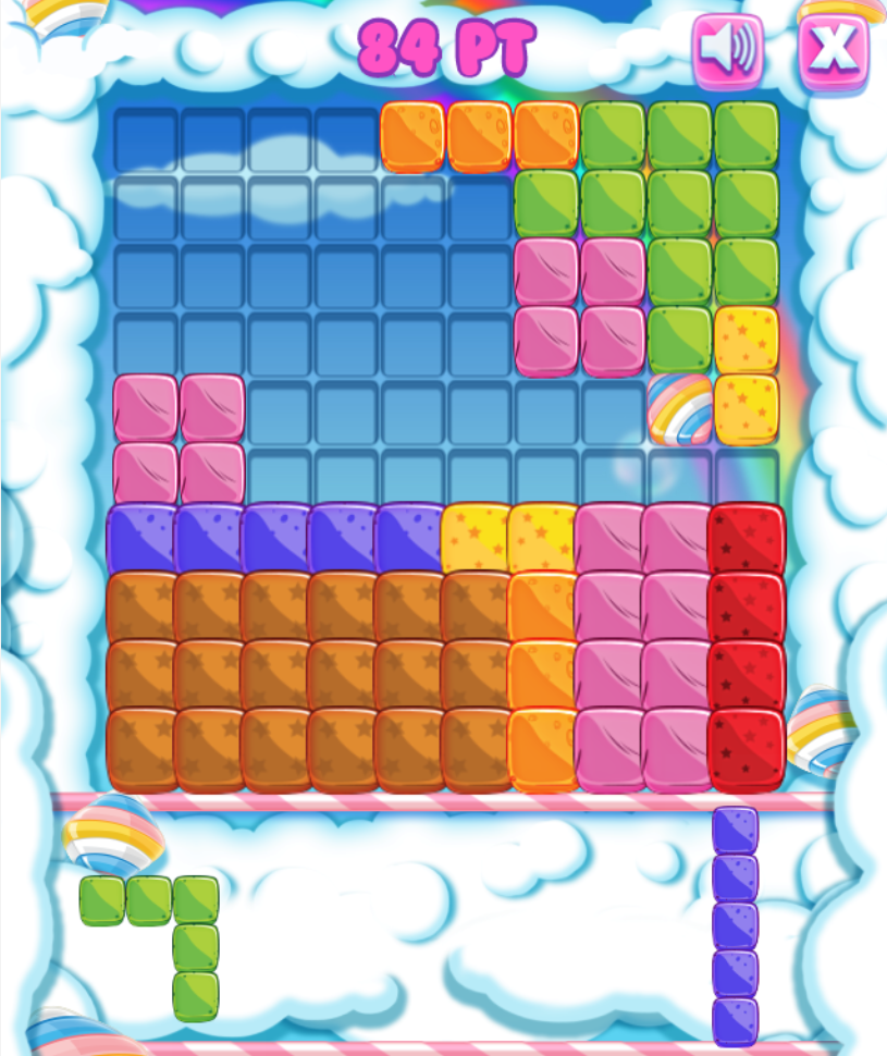 Gummy Blocks - HTML5 Puzzle Game 