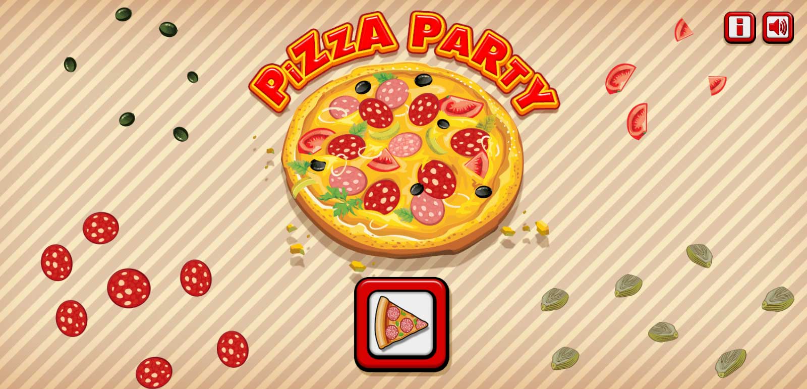 Пицца игра в злом. Игра пицца. Игра пицца для детей. Пицца вечеринка. Приложение для пиццерии.