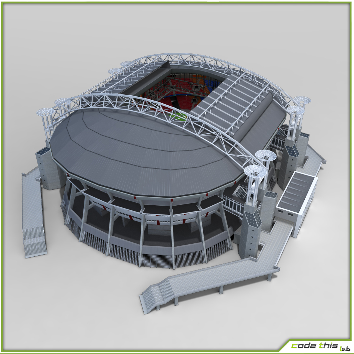 Soccer Stadium CG - Code This Lab srl