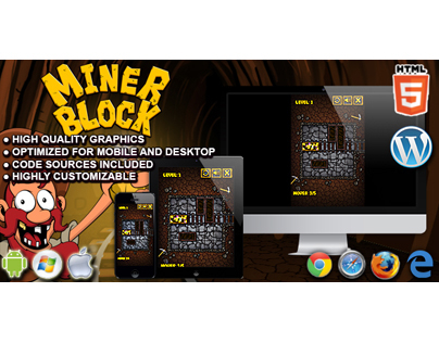 Mine Blocks is an HTML5 Game Now!