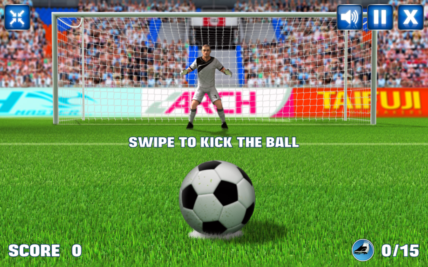 Publish Penalty Shooters 3 on your website - GameDistribution
