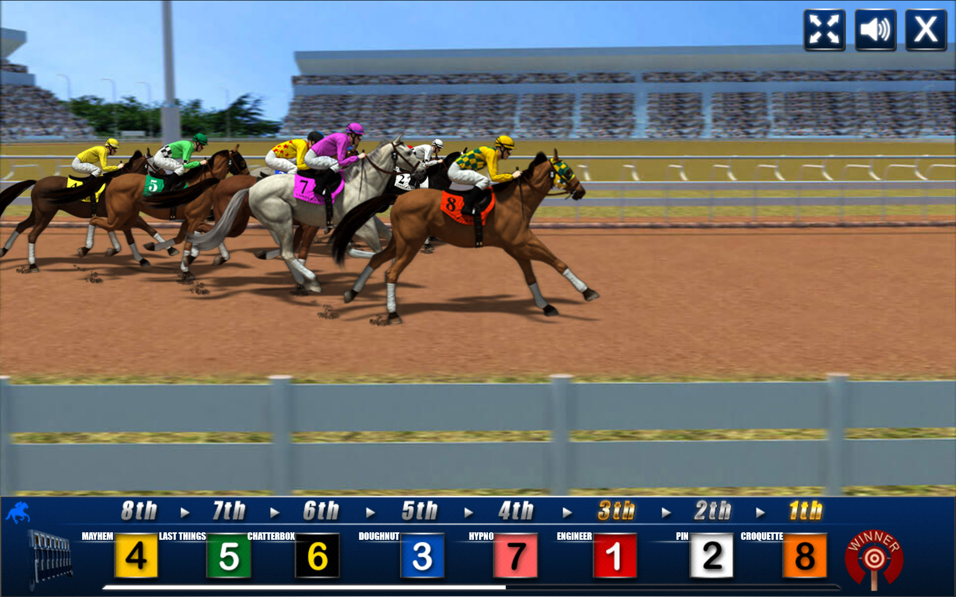 free online horse race betting games