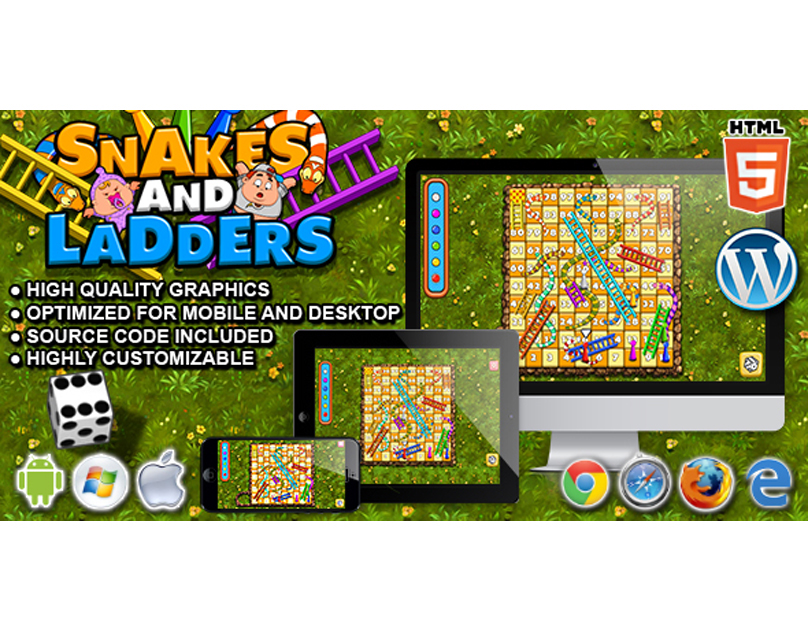 HTML5 Game: Snakes and Ladders