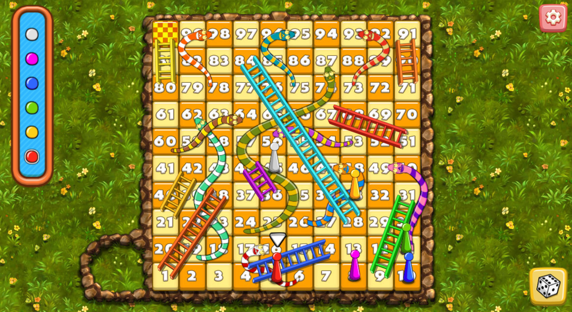 SNAKES AND LADDERS jogo online no