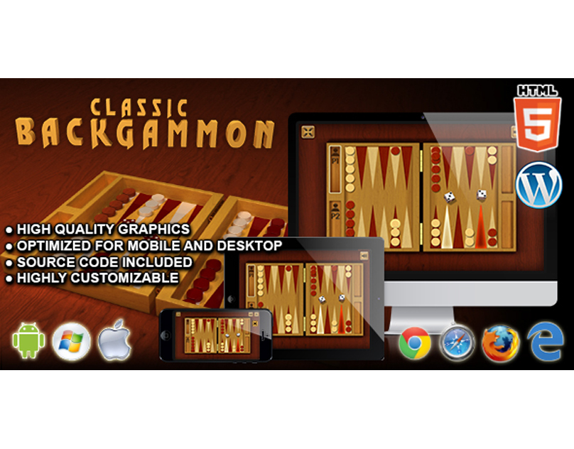 HTML5 Game: Classic Backgammon