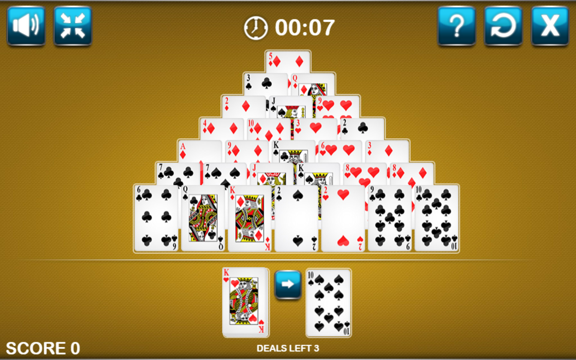 solitaire pyramid card game