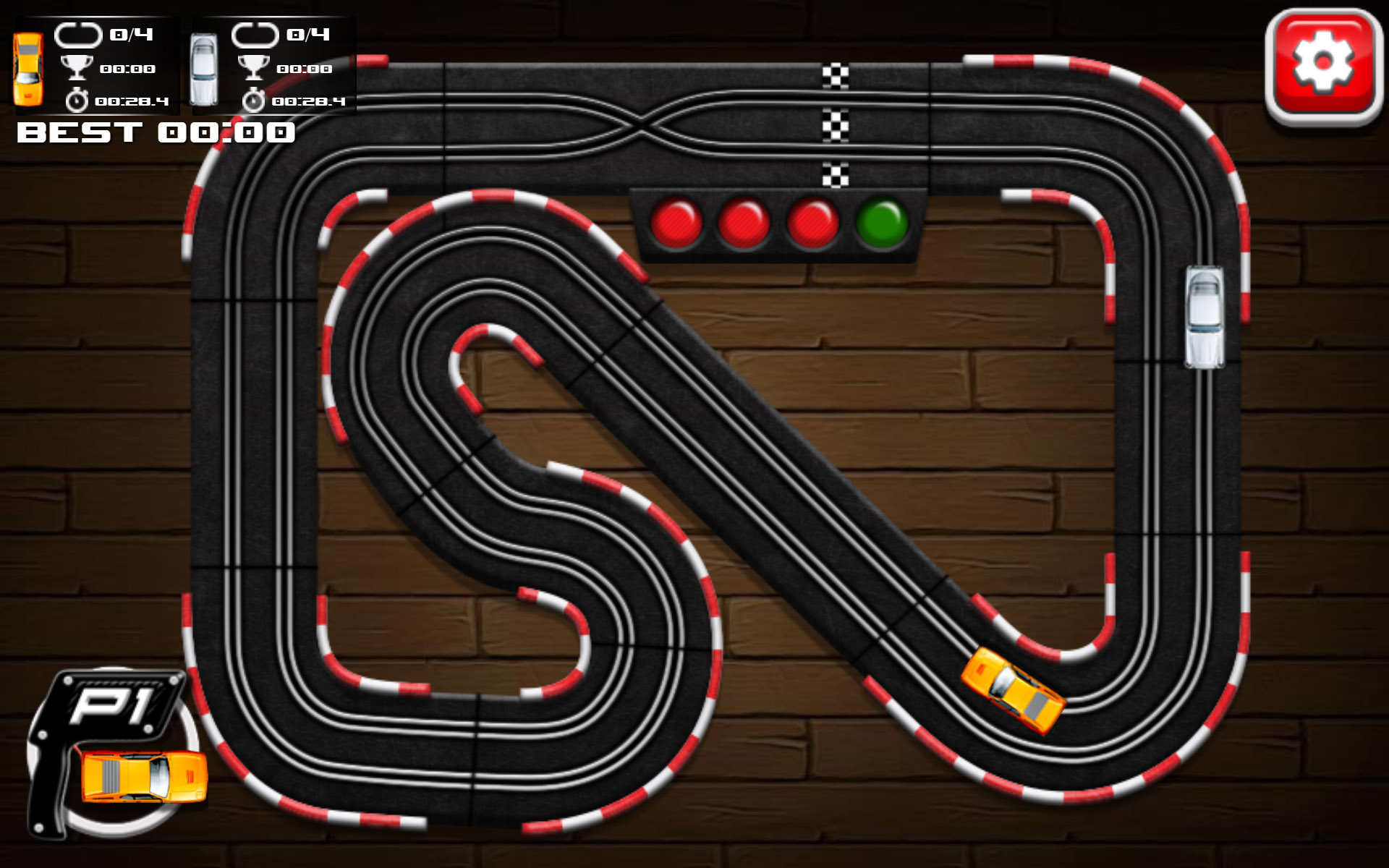 Slot car shop game