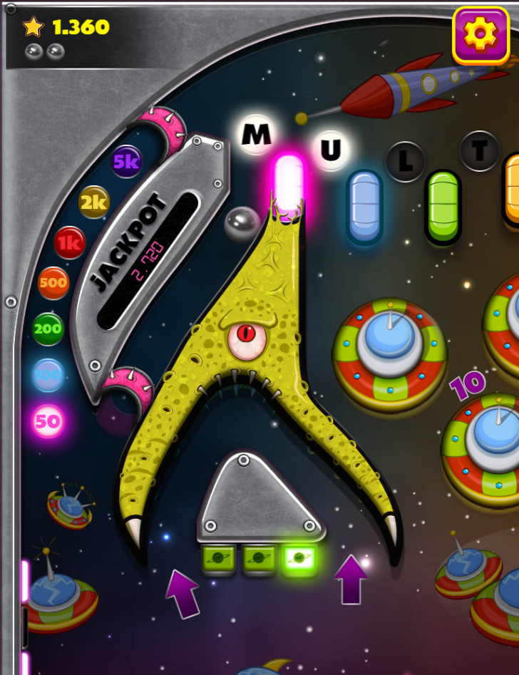 Pinball Space Adventure Game