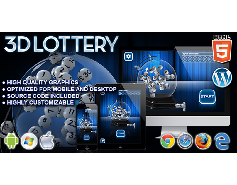 HTML5 Game: 3D Lottery