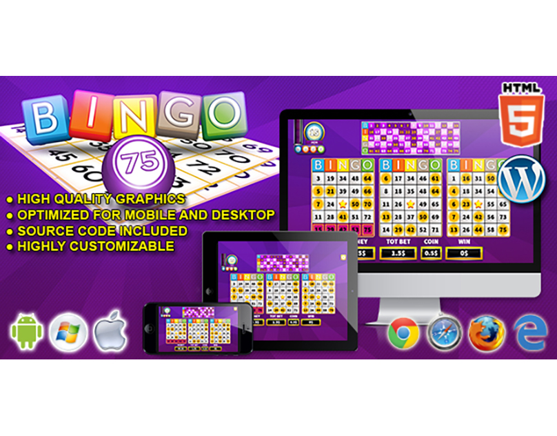 HTML5 Game: Bingo 75